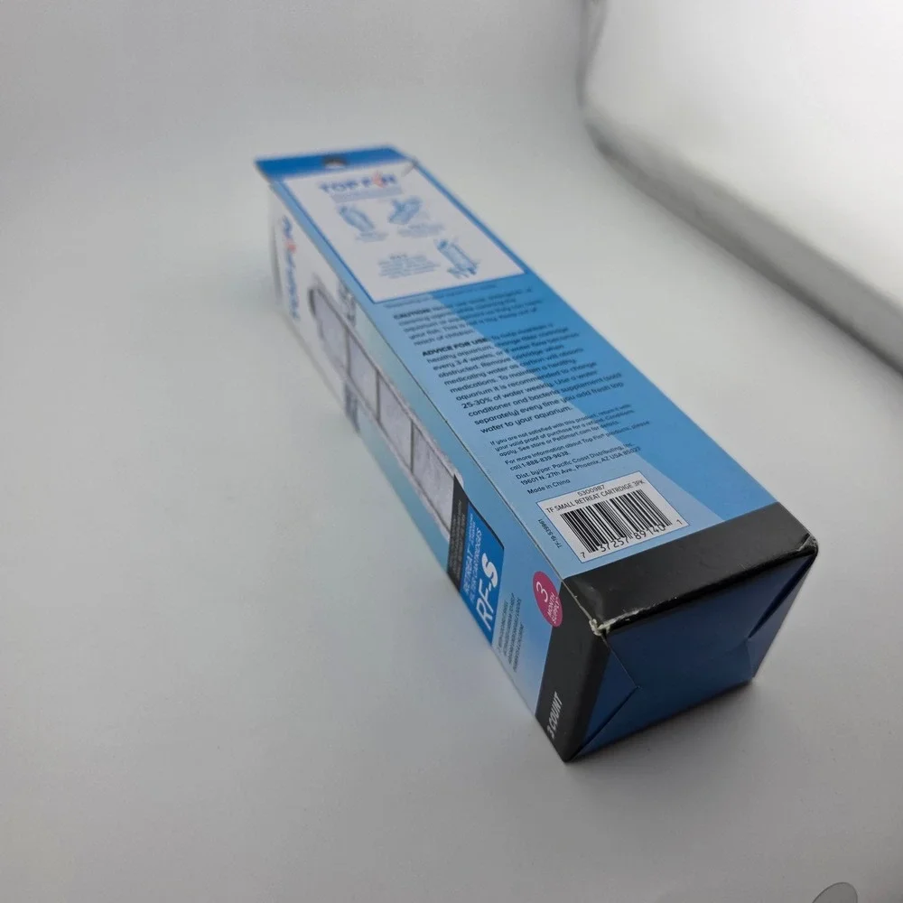 Top Fin Retreat Filter Cartridges RF-S 3 Count Small Desktop Aquarium‎ Refill